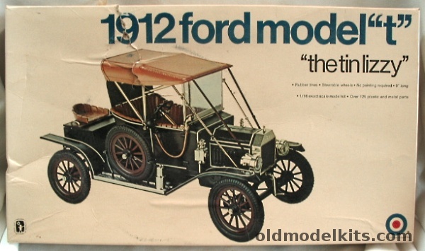 Entex 1/16 1912 Ford Model T 'The Tin Lizzy', 8469 plastic model kit